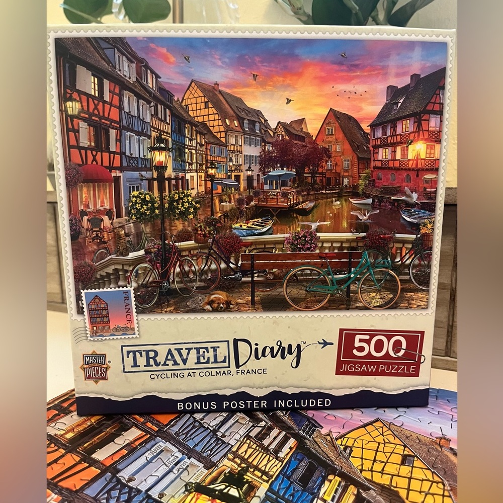 Masterpieces Travel Diary 500-Piece Jigsaw Puzzle, France Puzzle